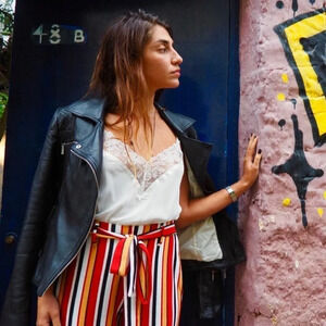 Vintage - NWT White Satin Lace Trimmed 80's Bodysuit